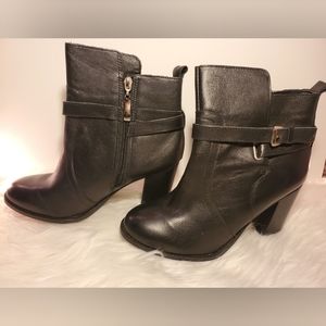 Lane Bryant Leather Booties